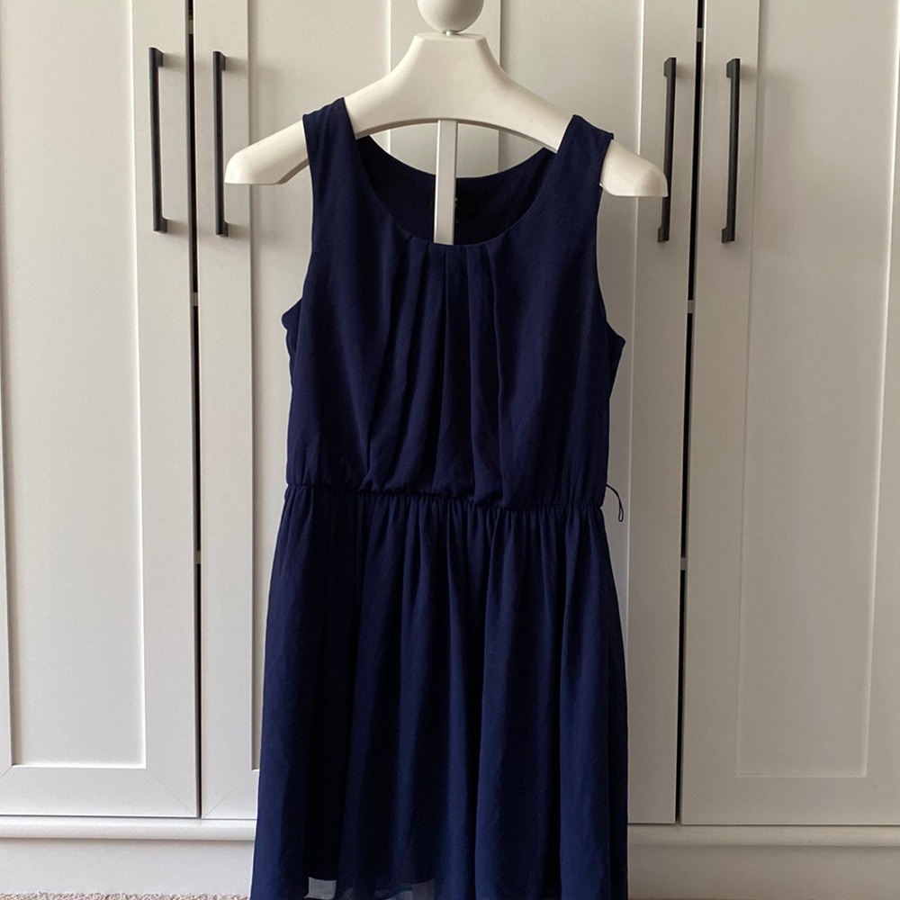 Blue Tank Mini Dress